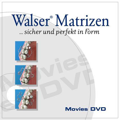 DVD Cover des Anwenderfilmes Walser Matrizen Fordern Sie jetzt den Anwenderfilm Walser Zahn-Matrizen an